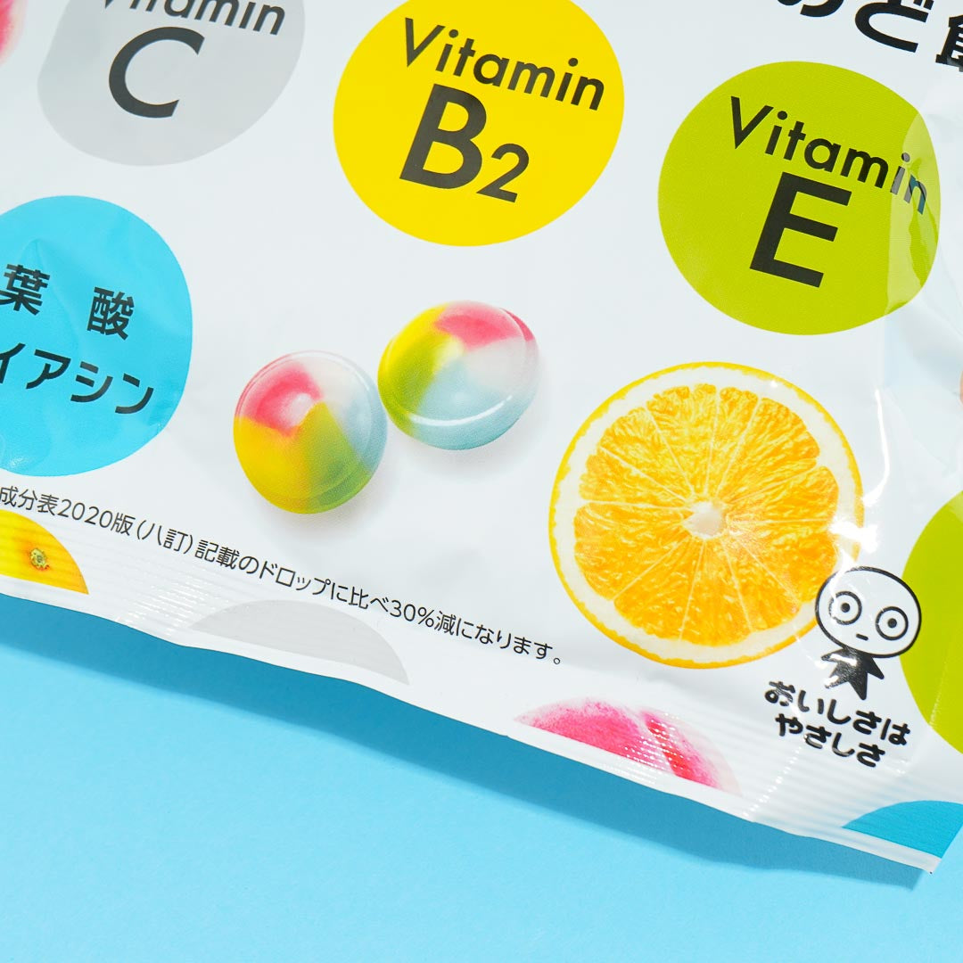 UHA Mikakuto Pocket Vitamin Throat Candy - Grapefruit & Peach