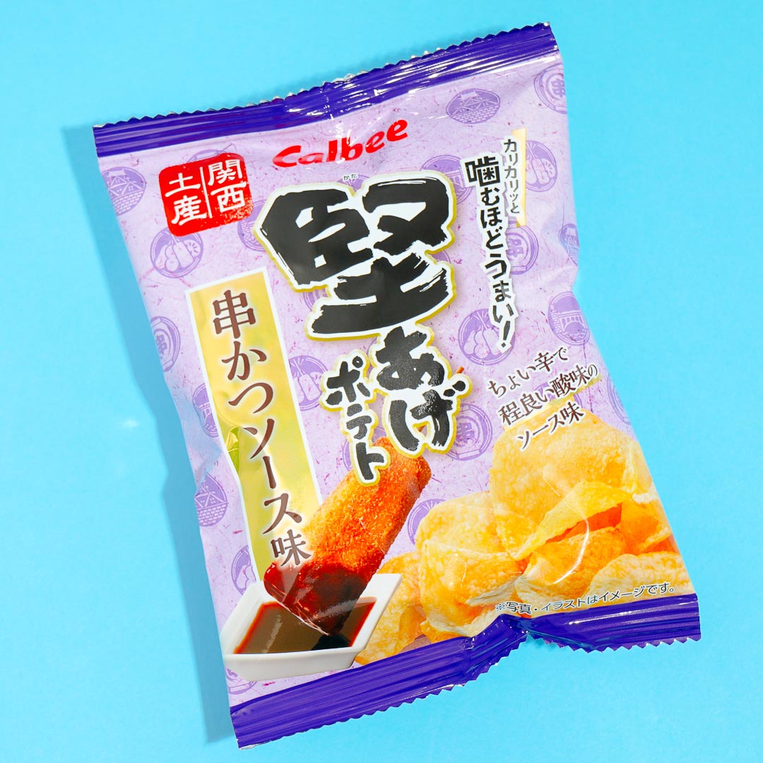 Calbee Kata-age Potato Chips - Kushikatsu Sauce