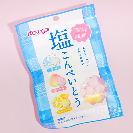 Kasugai Salty Konpeito Candy - Plum & Lemon