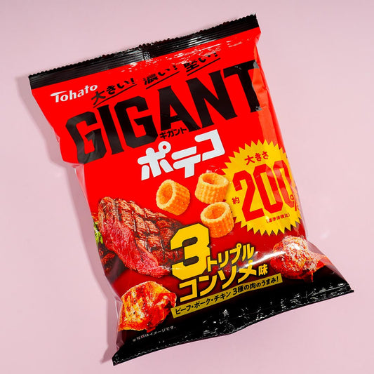 Poteco GIGANT Potato Ring Snacks - Triple Consomme