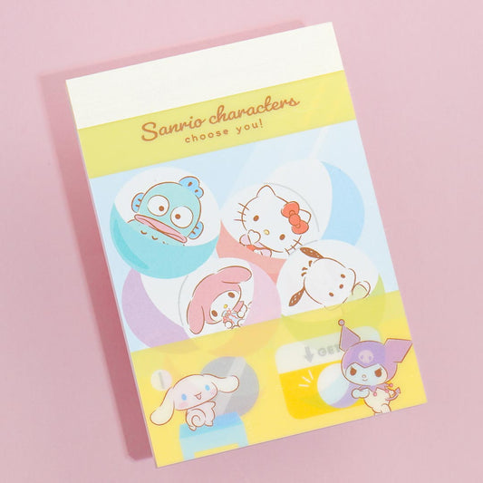 Sanrio Characters Gachapon Mini Memo Pad