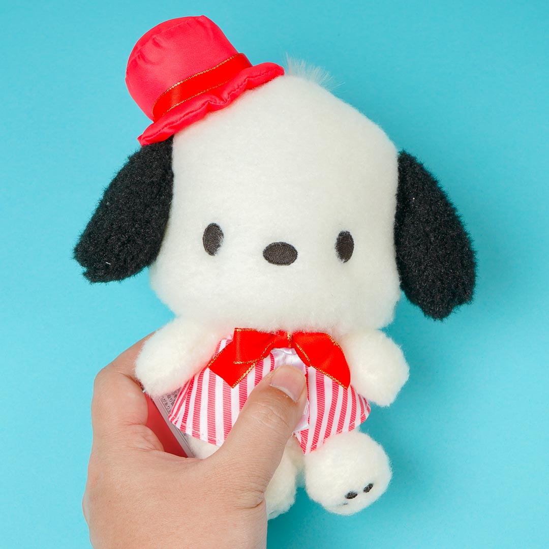 Pochacco Striped Vest Plushie - Medium