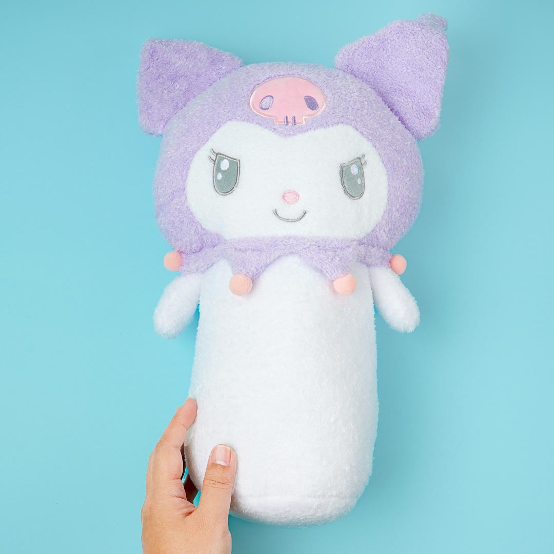 Kuromi Luminous Plushie Roll Cushion