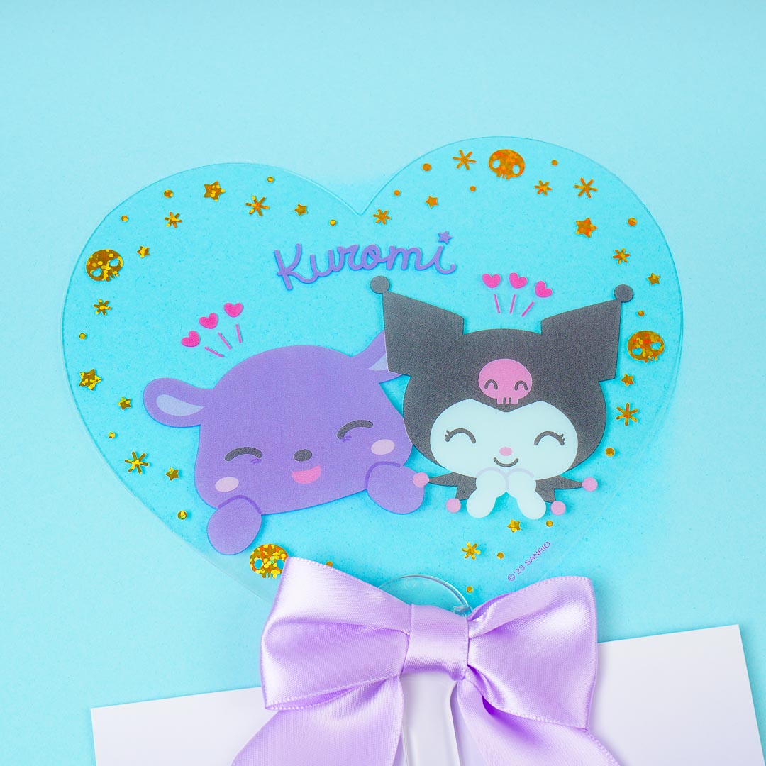 Kuromi & Baku Transparent Uchiwa Fan