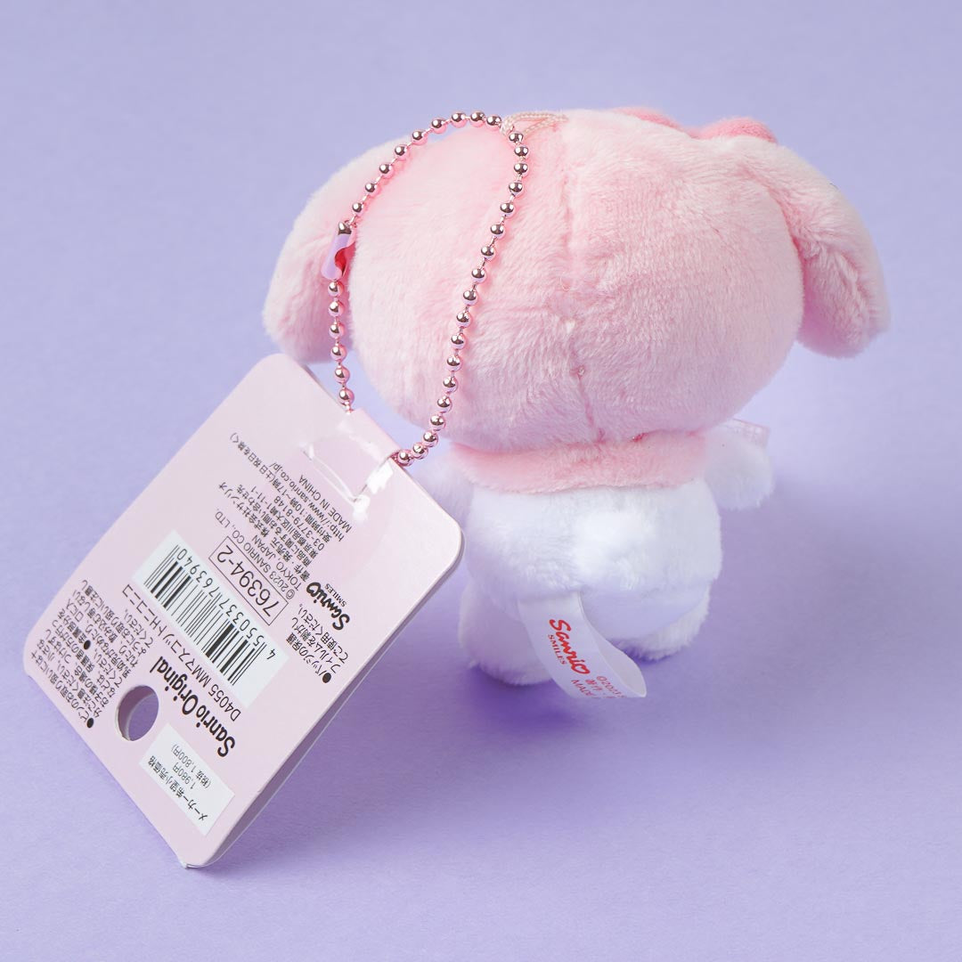 My Melody & My Sweet Piano Plush Charm With Acrylic Badge