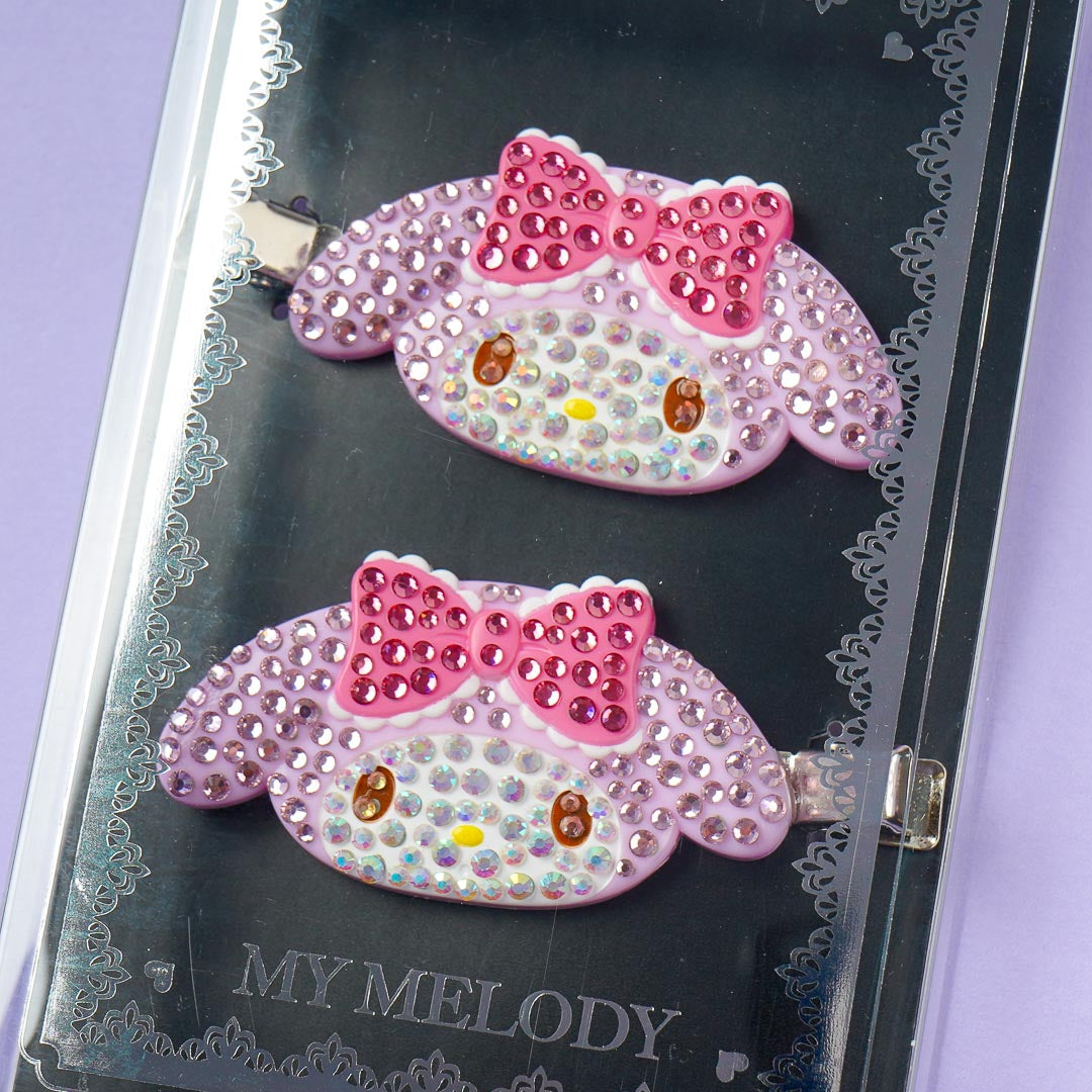 My Melody Bejeweled Hair Clip Set - 2 pcs