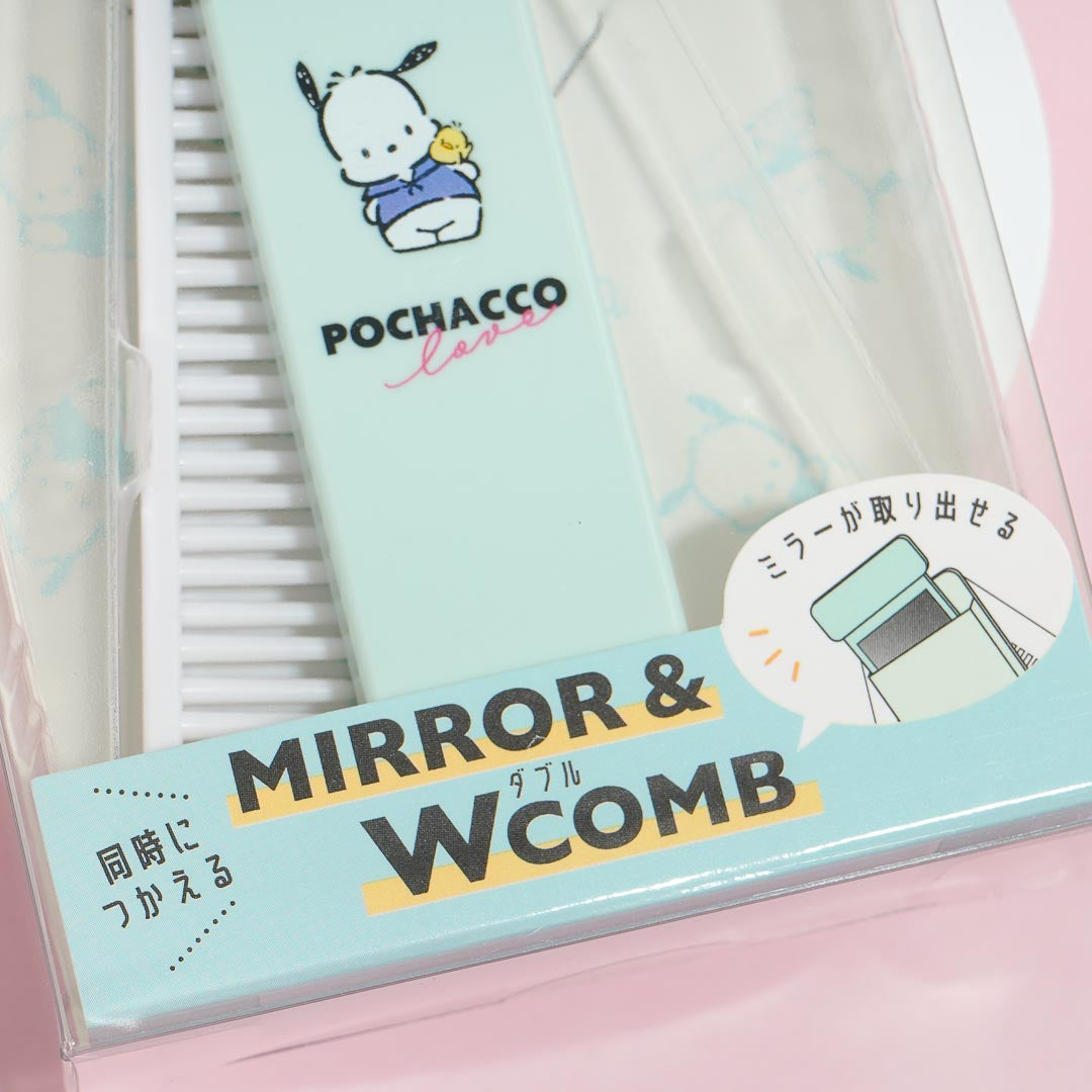 Pochacco 3-Way Folding Mirror & Comb