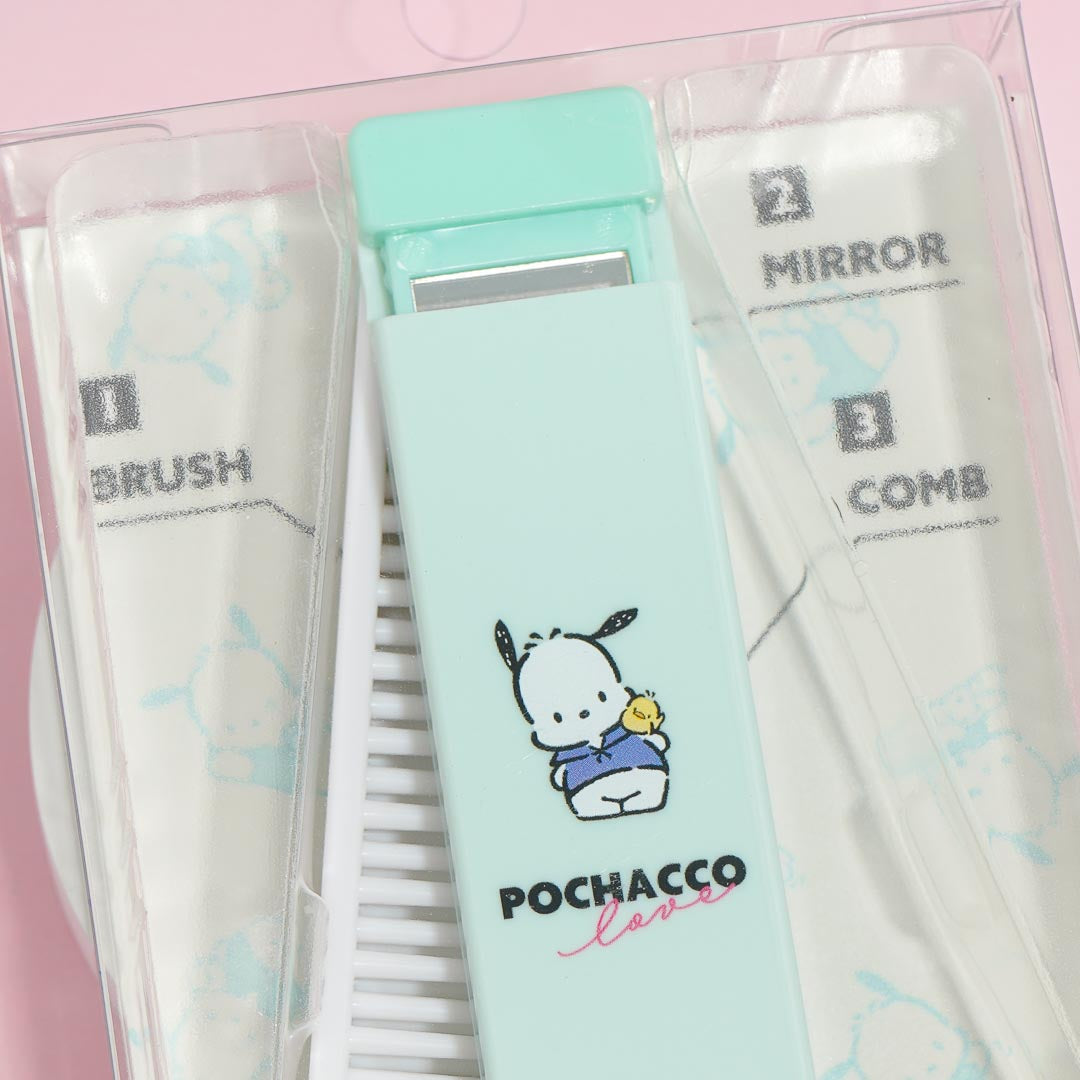 Pochacco 3-Way Folding Mirror & Comb