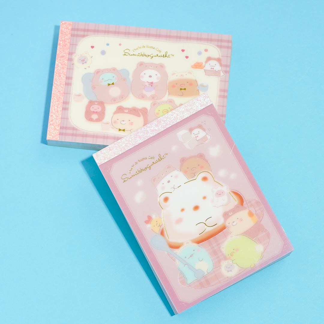 Sumikko Gurashi Ouchi De Kuma Cafe Mini Memo Pad Set