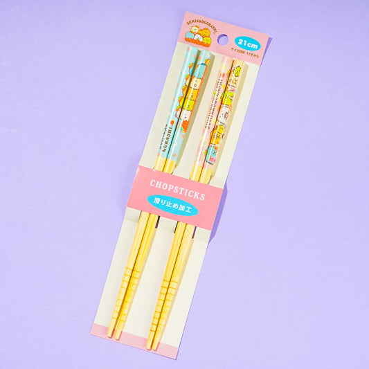 Sumikko Gurashi Overload Bamboo Chopsticks Set - 2 pairs