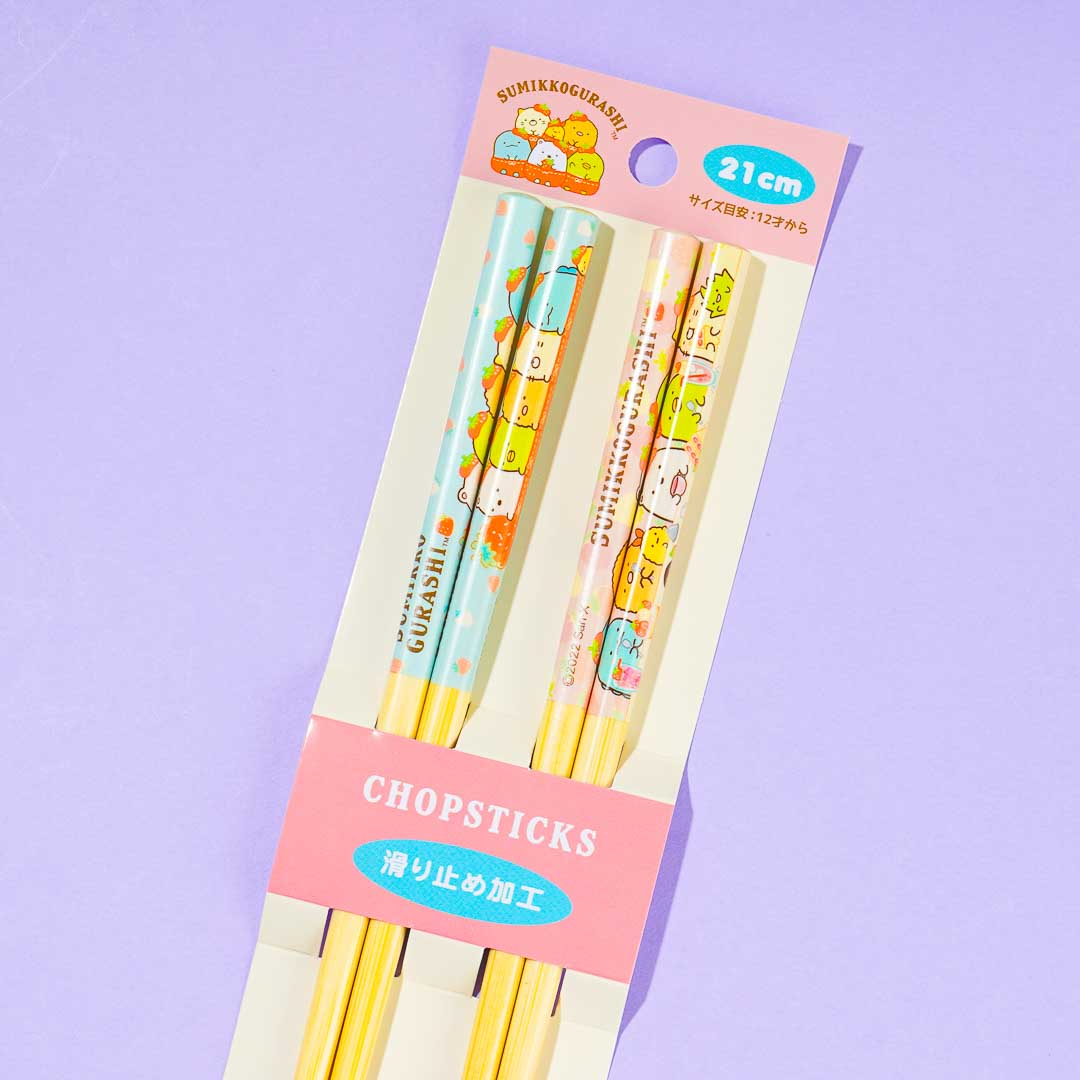 Sumikko Gurashi Overload Bamboo Chopsticks Set - 2 pairs