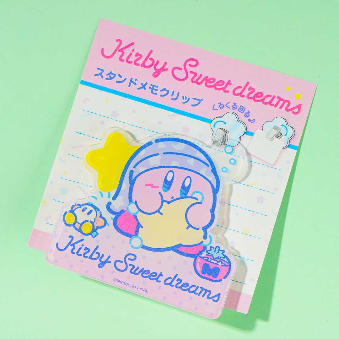 Kirby Sweet Dreams Acrylic Memo Clip