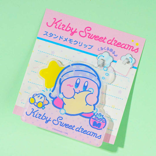 Kirby Sweet Dreams Acrylic Memo Clip