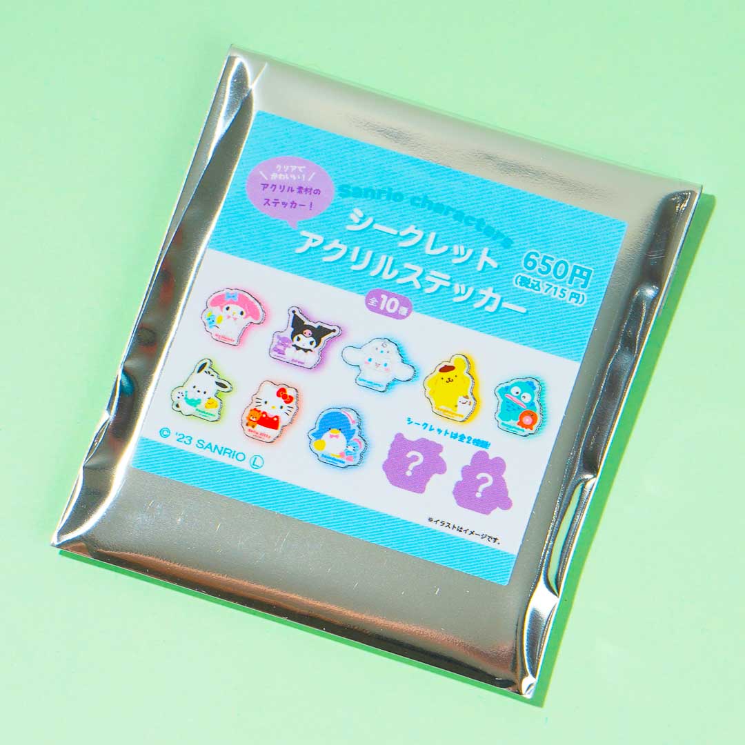 Sanrio Characters Little Friend Acrylic Sticker