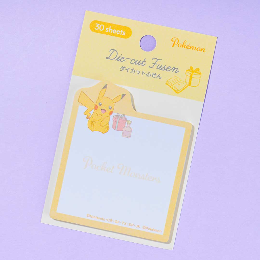 Pokemon Die-Cut Sticky Notes - Pikachu