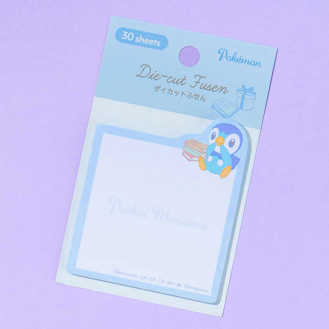 Pokemon Die-Cut Sticky Notes - Piplup