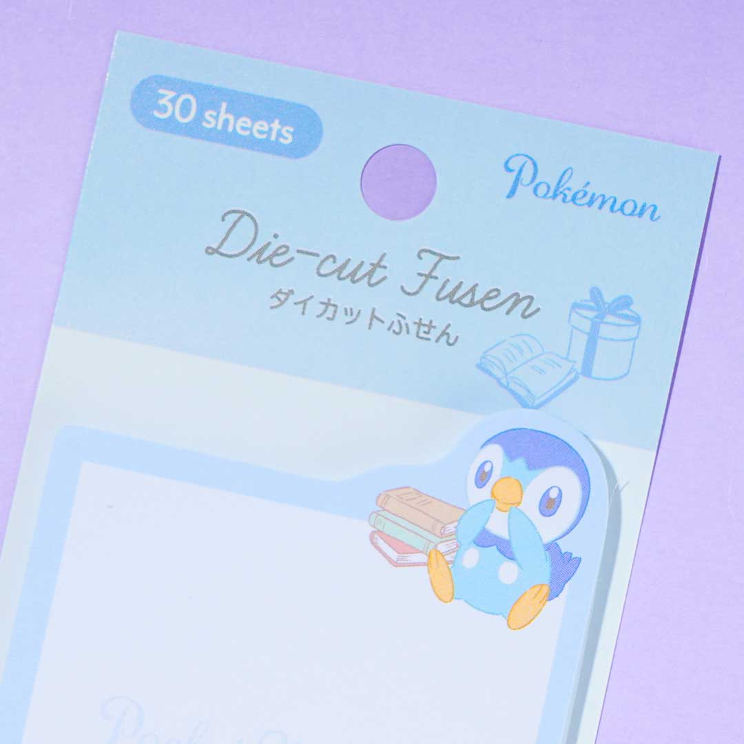 Pokemon Die-Cut Sticky Notes - Piplup