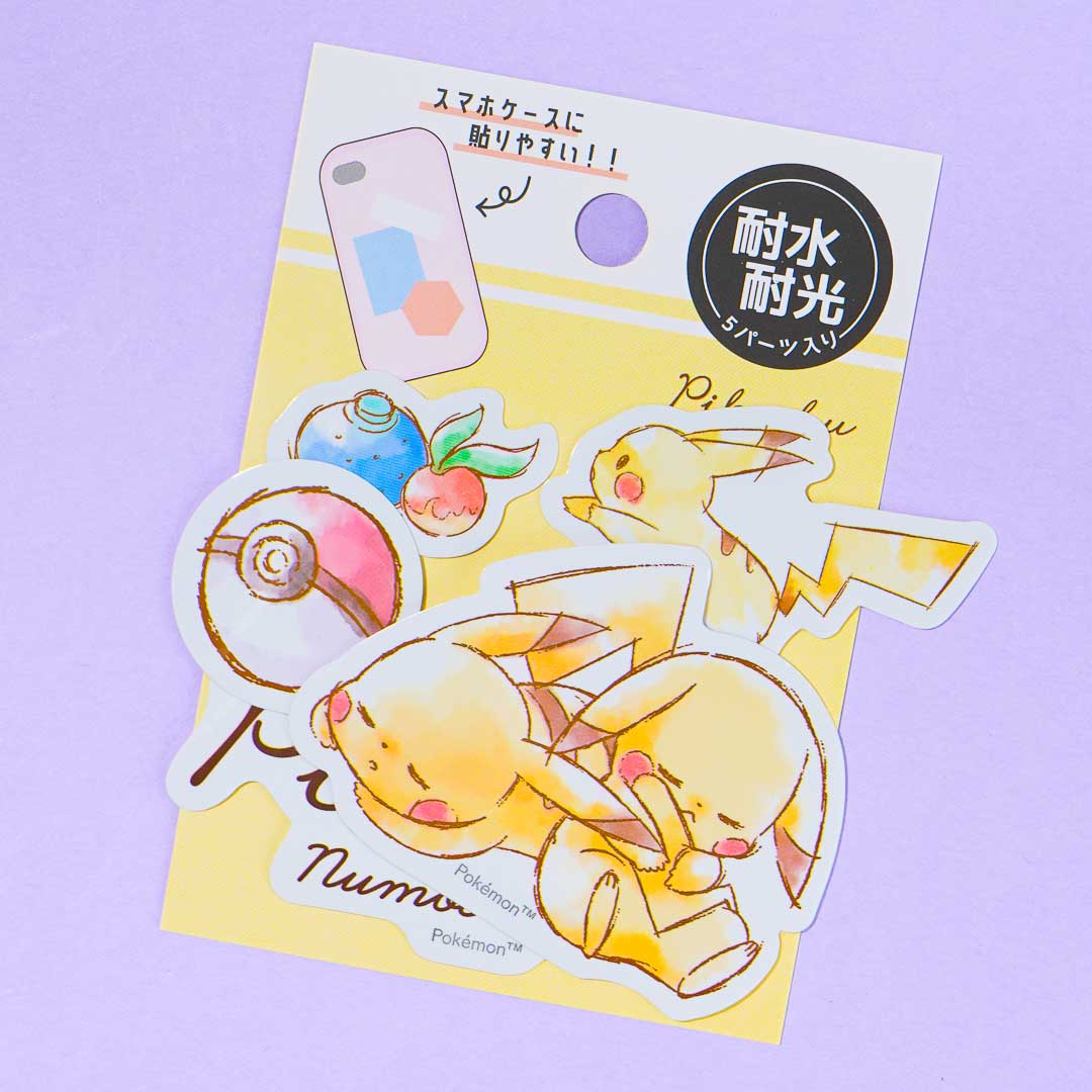 Pikachu Sleepy Sticker Flakes