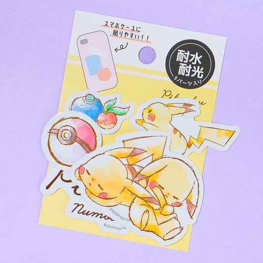 Pikachu Sleepy Sticker Flakes
