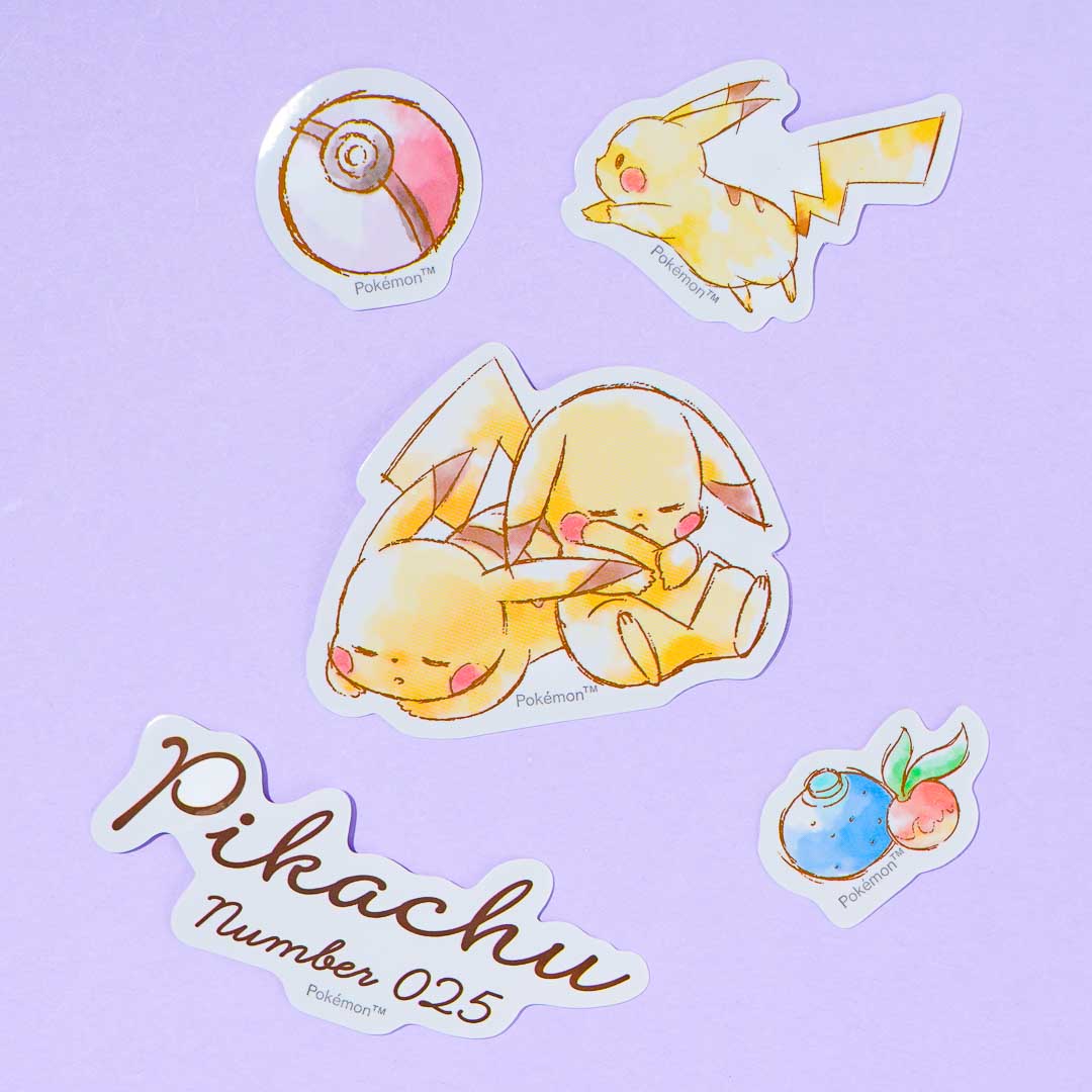 Pikachu Sleepy Sticker Flakes