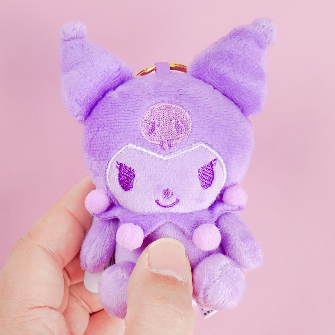Kuromi Key Two-Toned Ring Plushie Charm