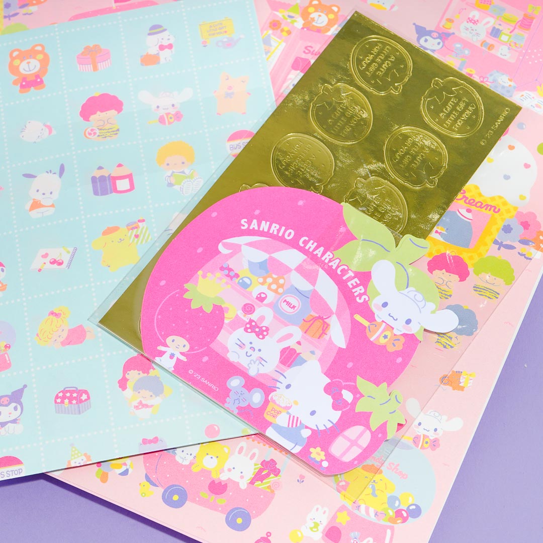 Sanrio Characters Fancy Shop Gift Wrap Set
