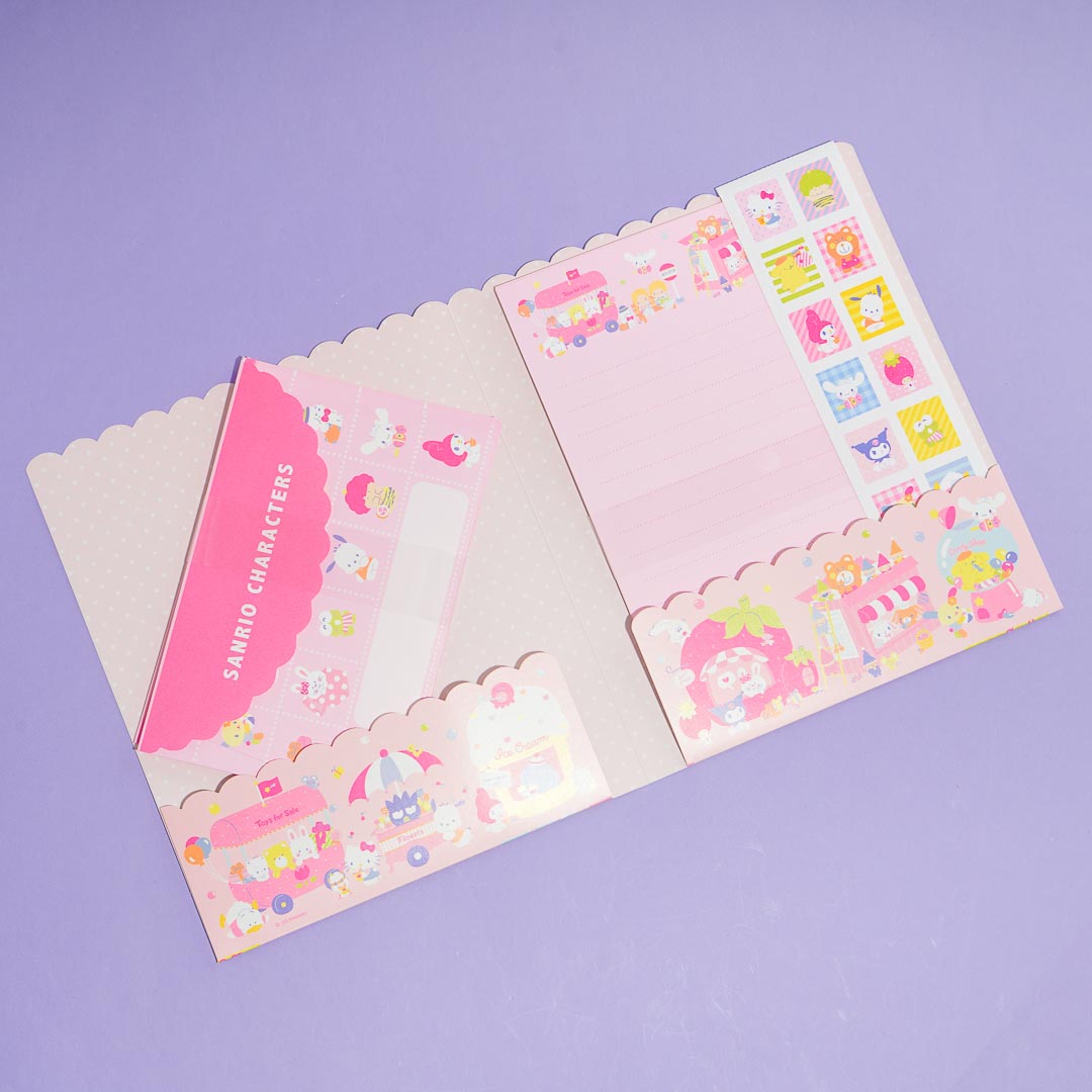 Sanrio Characters Fancy Shop Letter Set