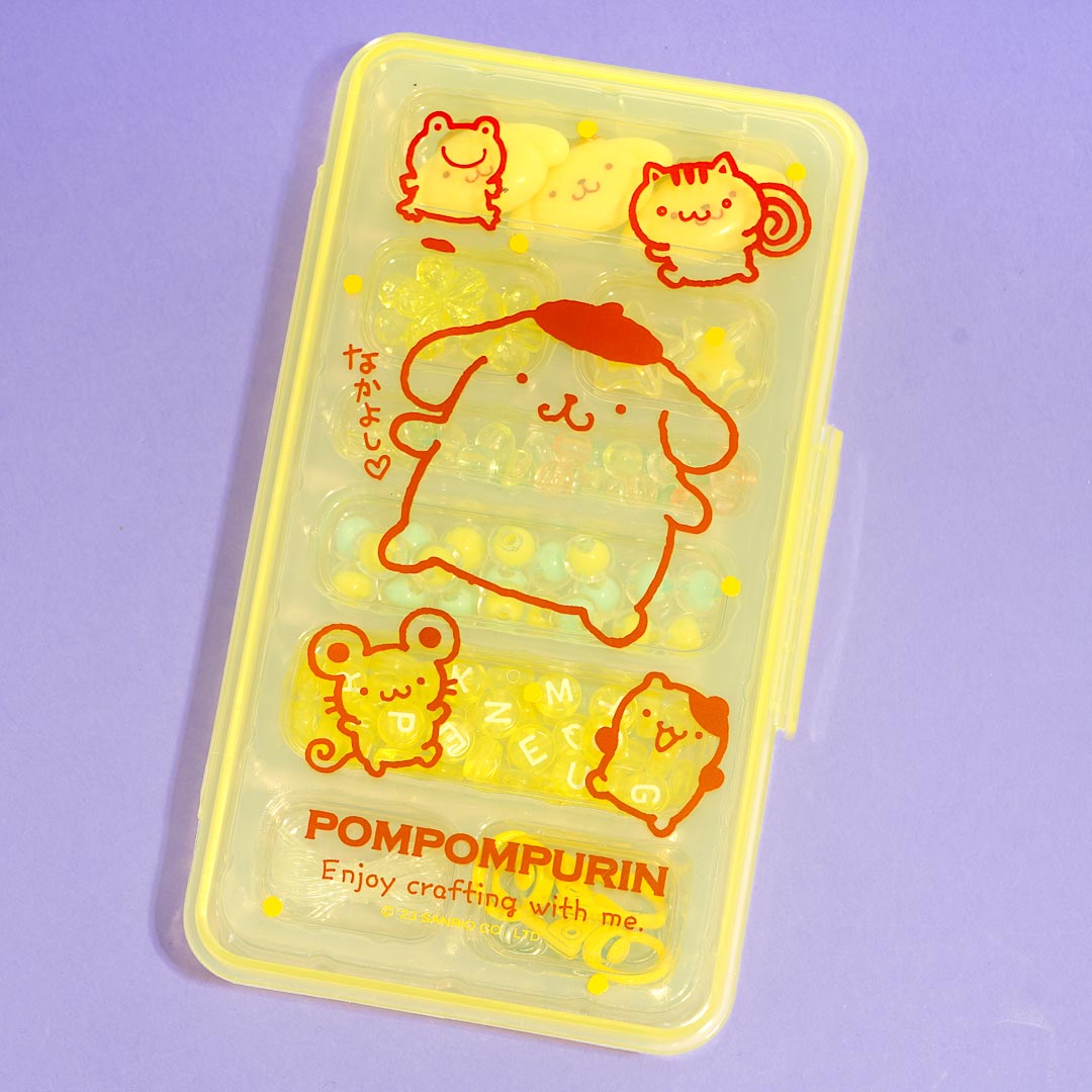 Pompompurin DIY Bead Jewelry Kit With Case