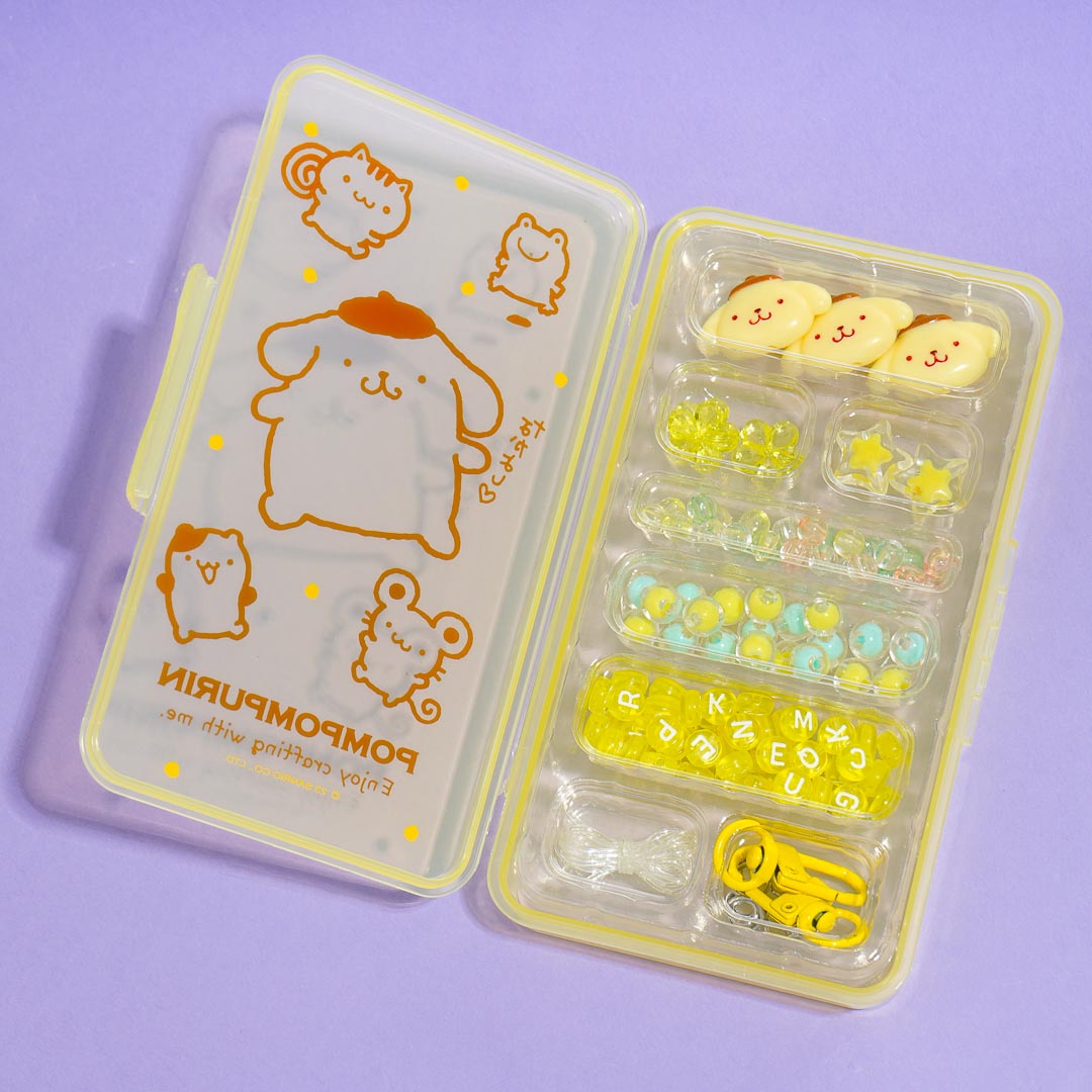 Pompompurin DIY Bead Jewelry Kit With Case