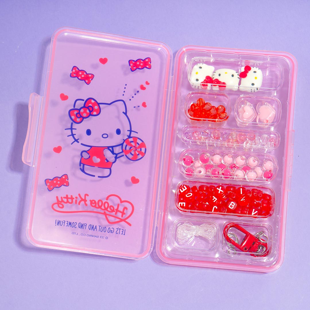 Hello Kitty DIY Bead Jewelry Kit With Case