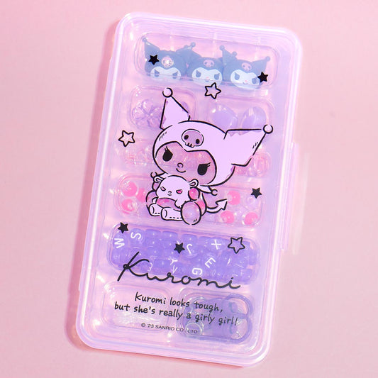 Kuromi DIY Bead Jewelry Kit With Case
