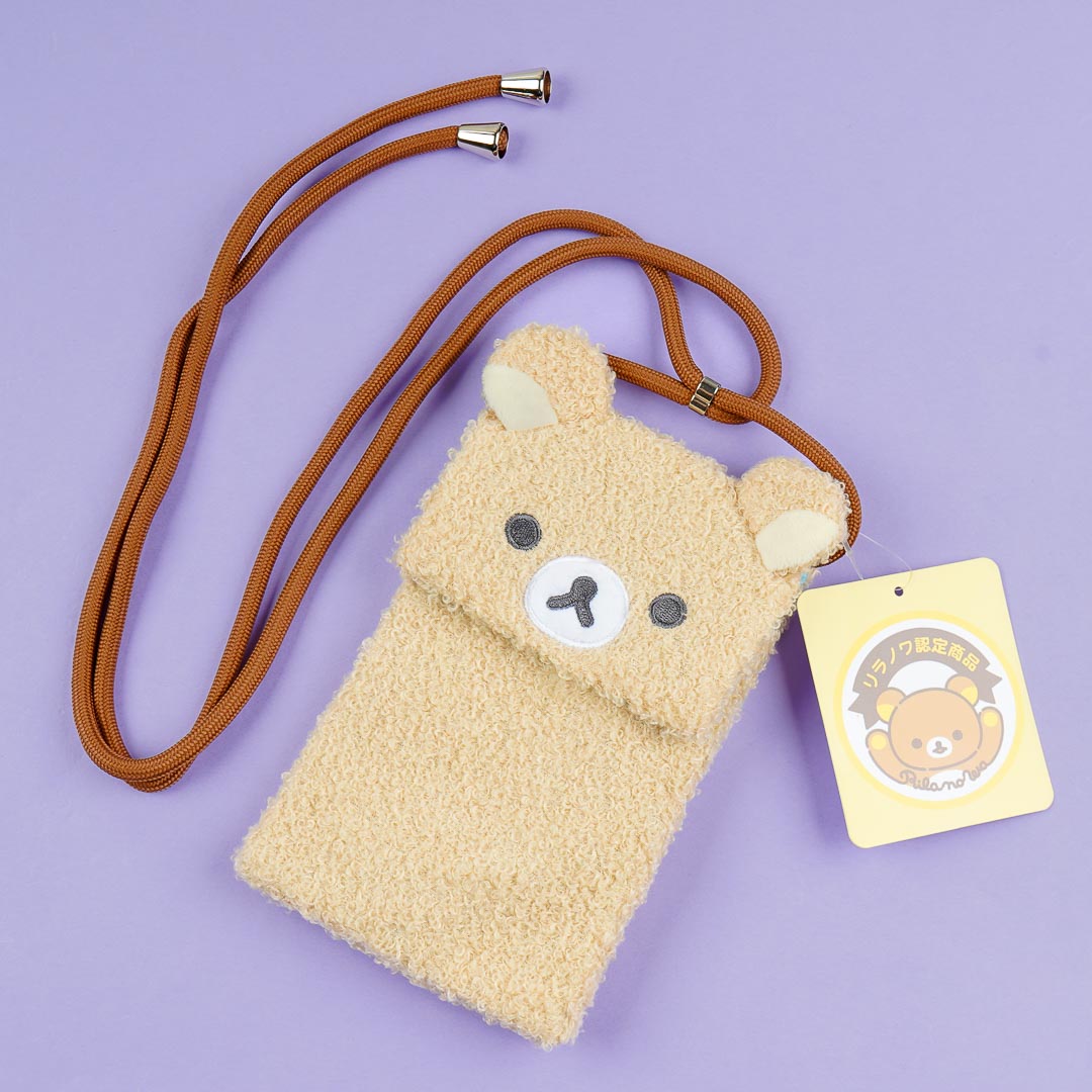 Rilakkuma Fluffy Phone Pochette