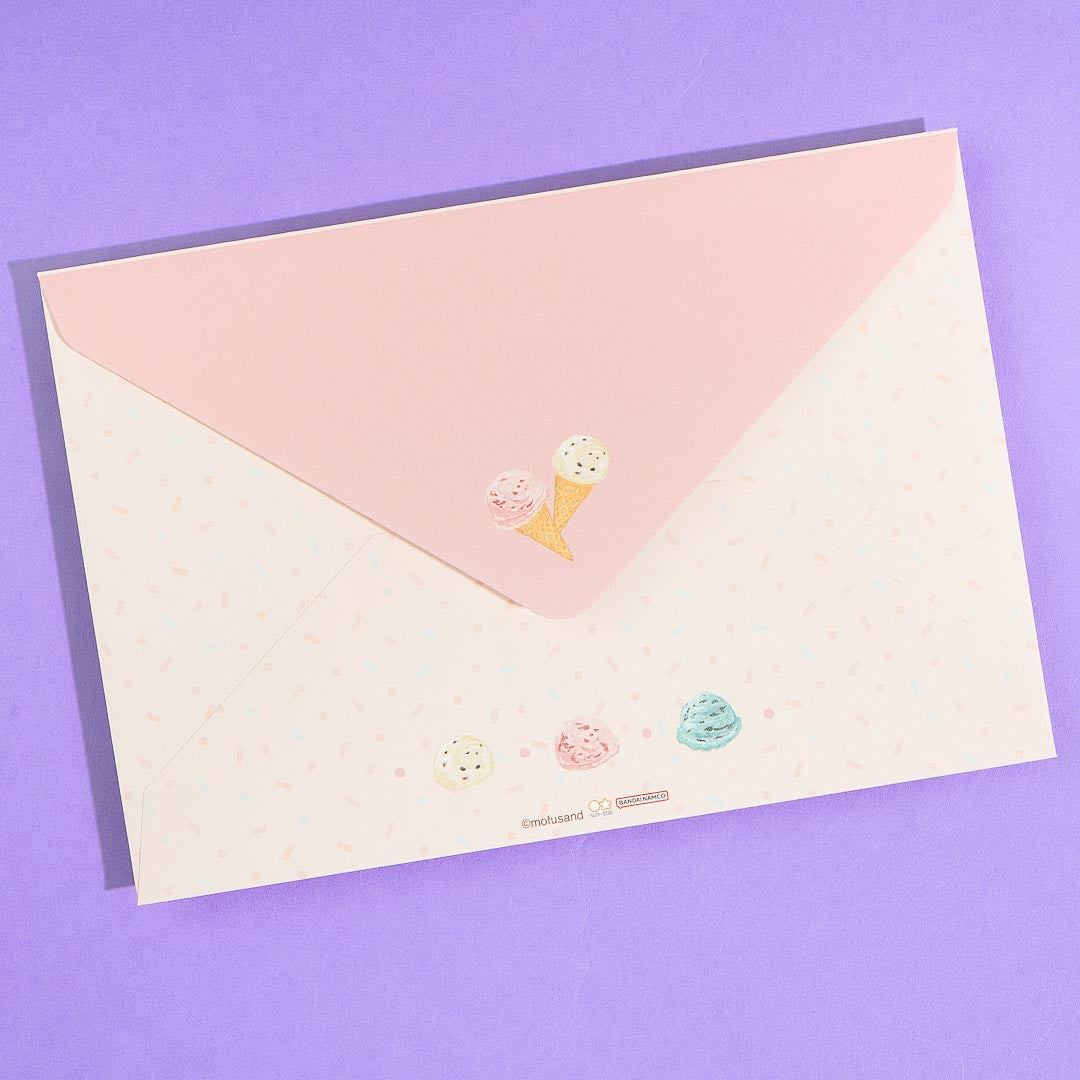 Mofusand Neko Ice Cream Letter Set