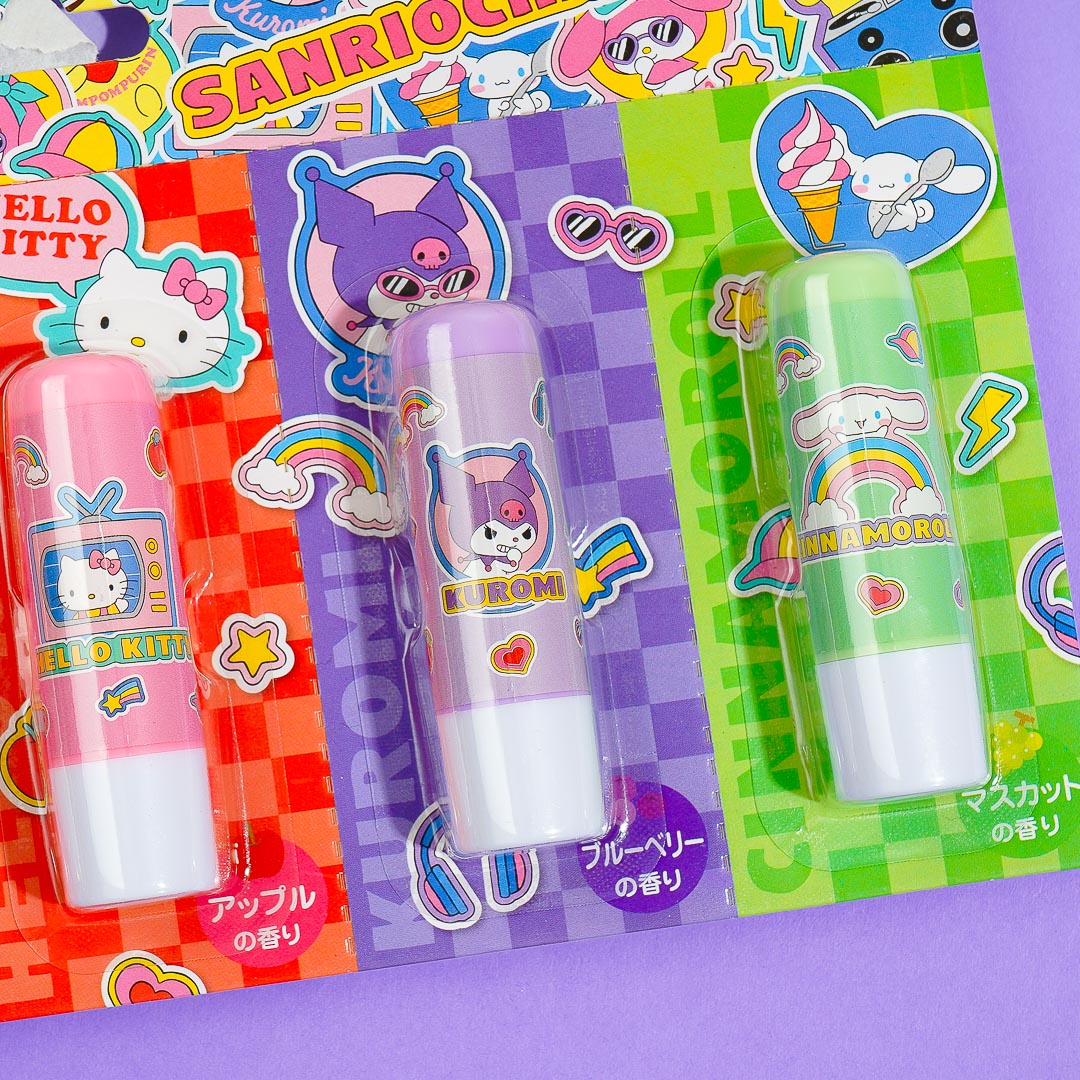 Sanrio Characters Fruity Lip Balm Set - 5 pcs