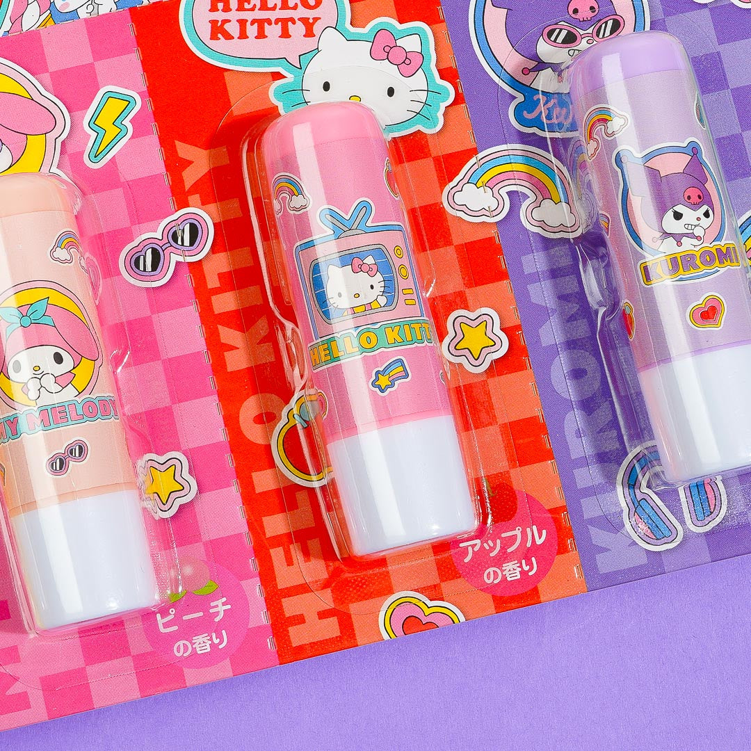Sanrio Characters Fruity Lip Balm Set - 5 pcs