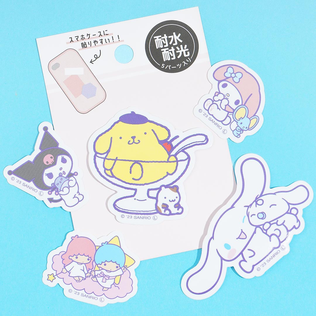 Sanrio Characters Die-Cut Deco Stickers