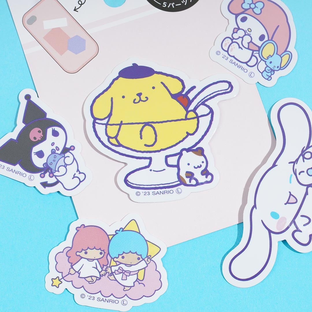 Sanrio Characters Die-Cut Deco Stickers