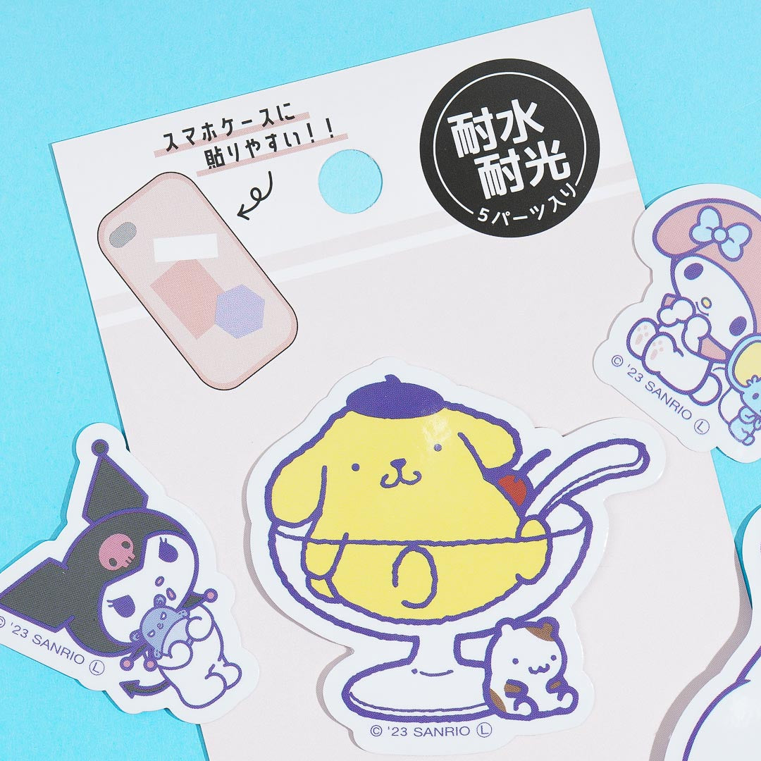 Sanrio Characters Die-Cut Deco Stickers