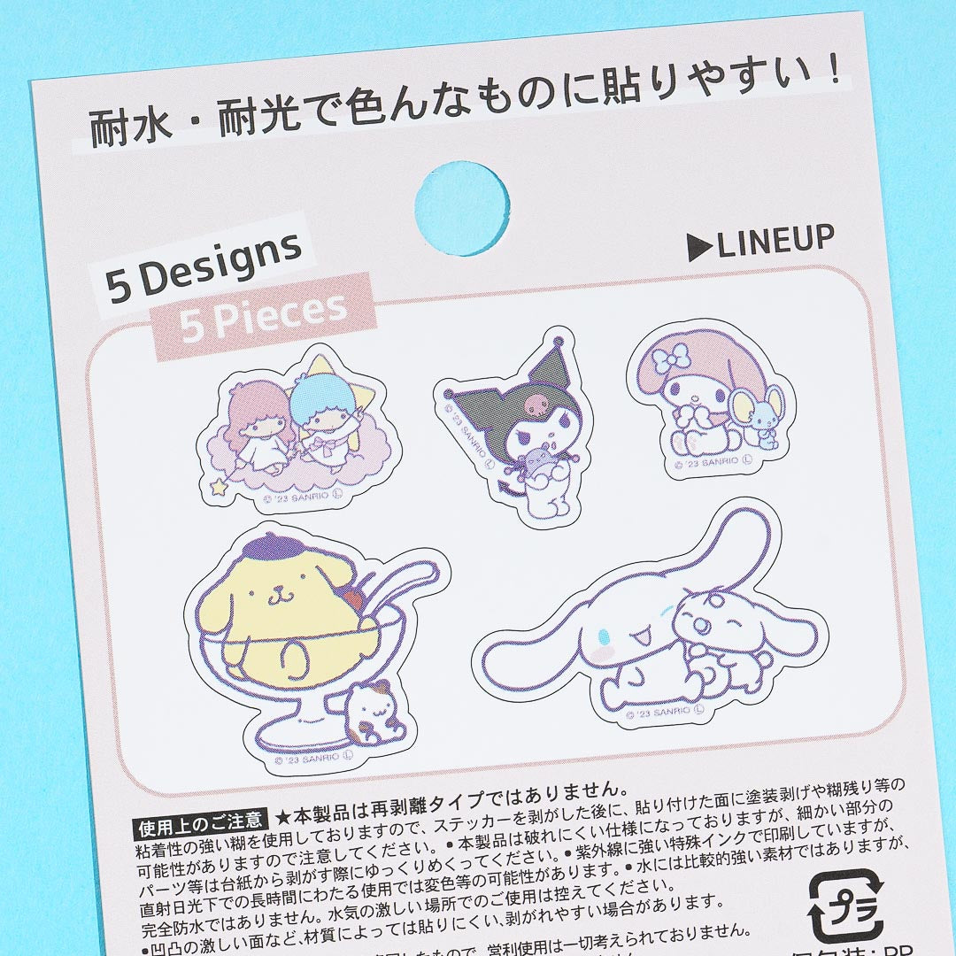 Sanrio Characters Die-Cut Deco Stickers
