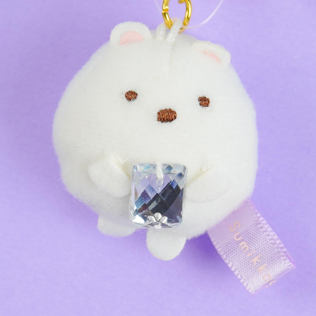 Sumikko Gurashi Jewel Plush Charm - Shirokuma