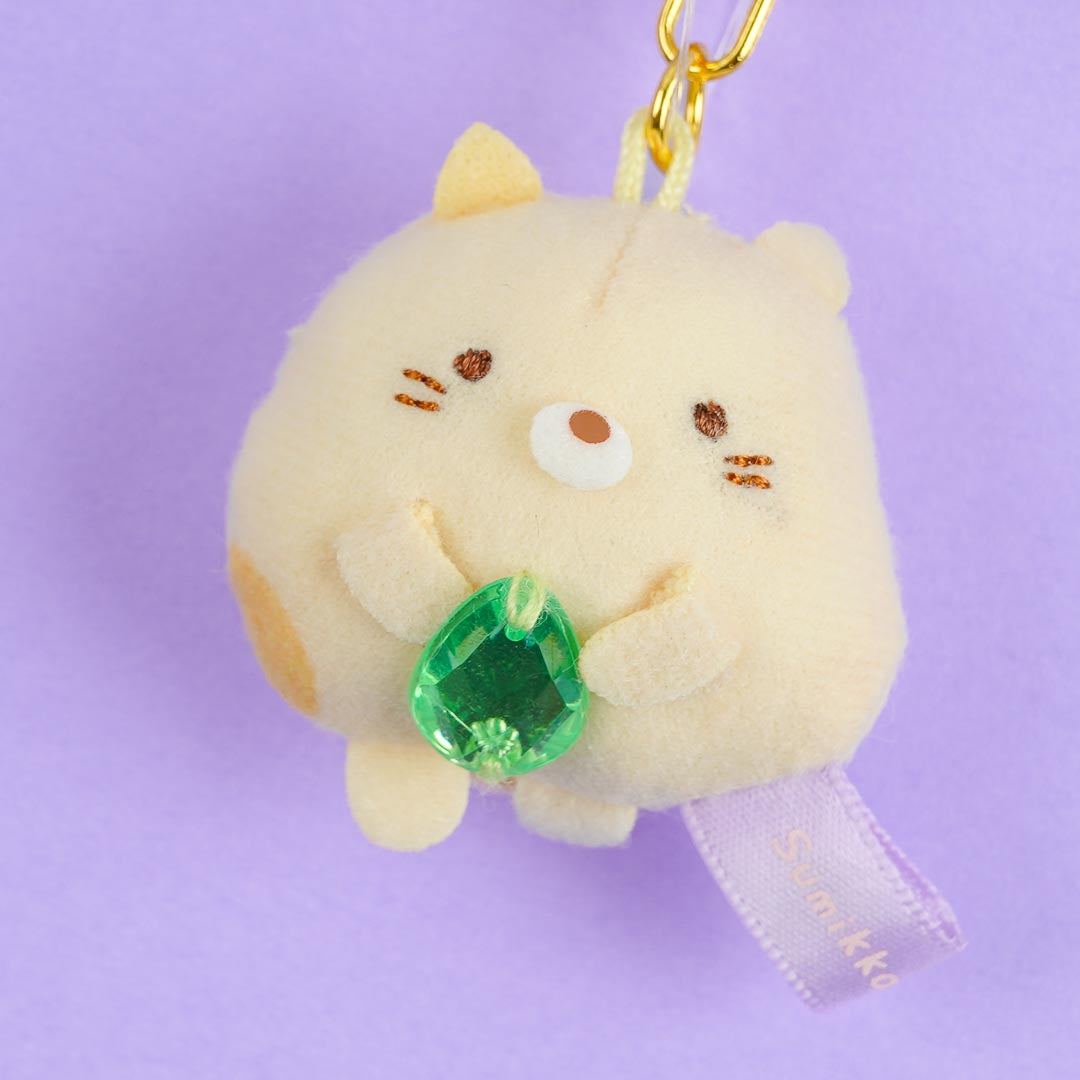 Sumikko Gurashi Jewel Plush Charm - Neko