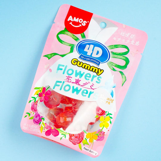 Rose 4D Peach Gummy Candy