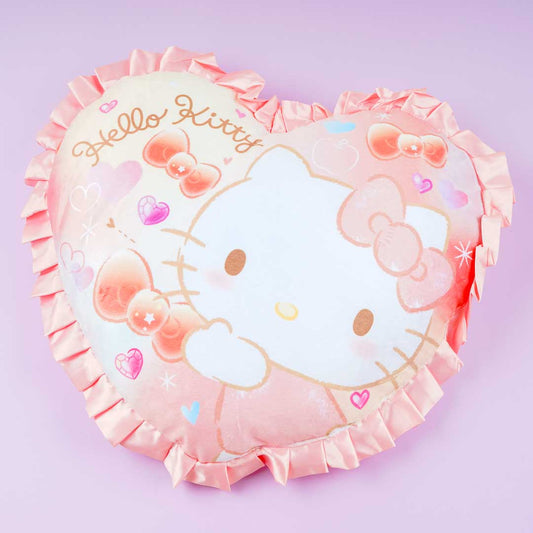Hello Kitty & Ribbons Heart-Shaped Cushion