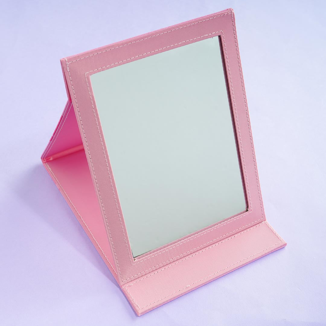 My Melody Faux Leather Folding Mirror