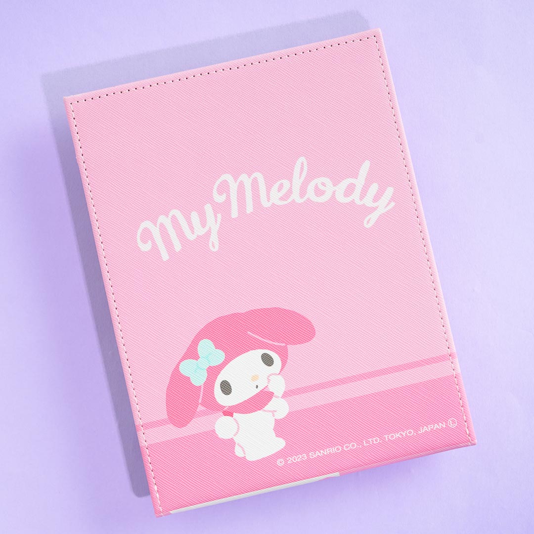 My Melody Faux Leather Folding Mirror
