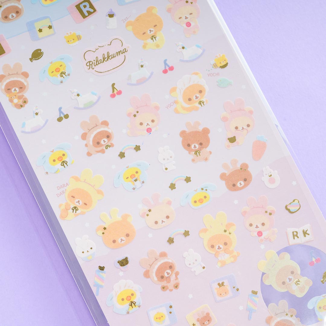 Rilakkuma Bunny Baby Stickers
