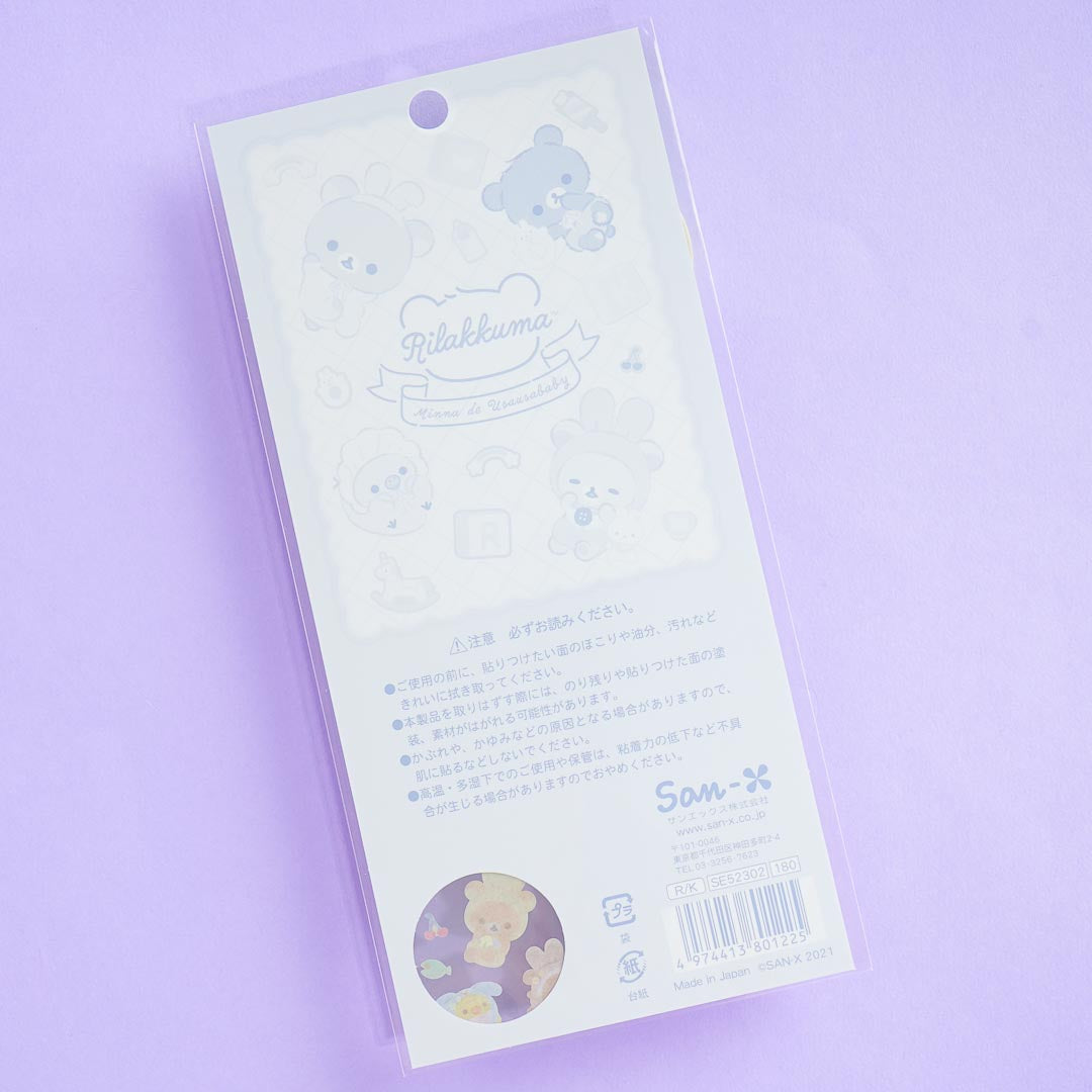 Rilakkuma Bunny Baby Stickers