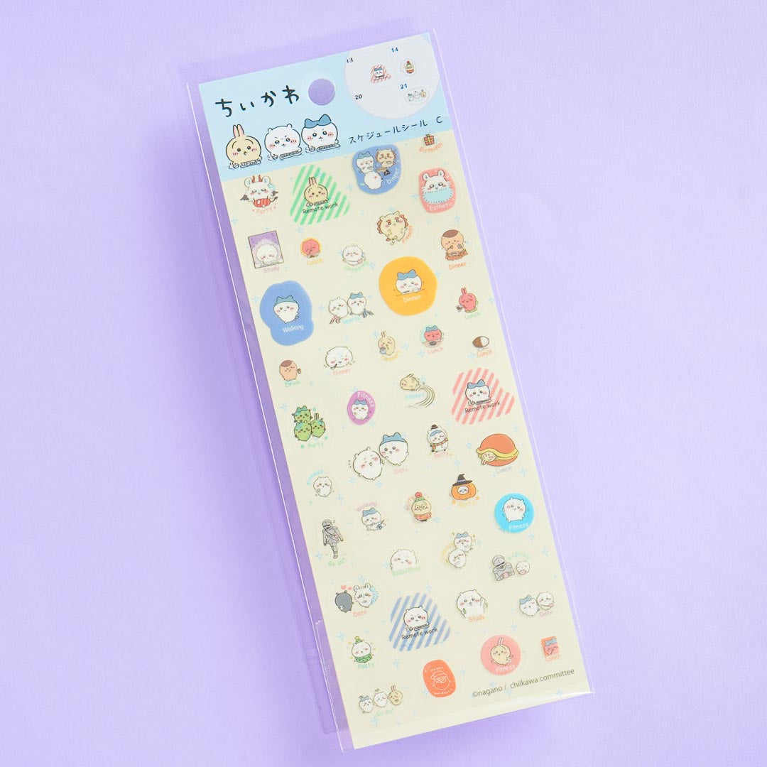 Chiikawa Daily Schedule Stickers