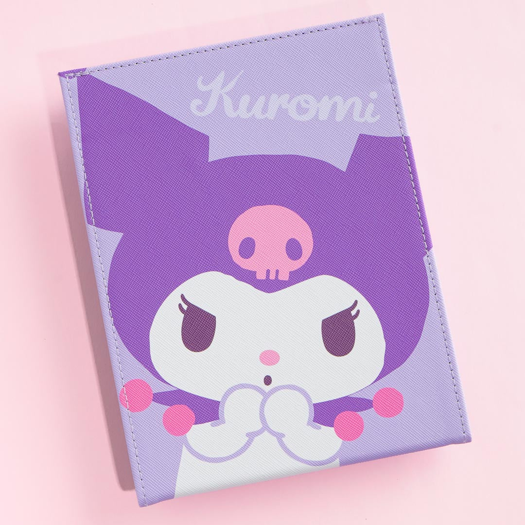Kuromi Faux Leather Folding Mirror