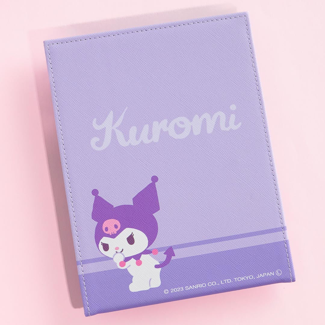 Kuromi Faux Leather Folding Mirror